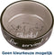Trixie Voer/Waterbak 'Thanks For Service' Keramiek - Kattenvoerbak - Ø11 cm Assorti