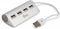 Quick Media QMH204P - Hub USB 4 Poorten - Hot Swappable - Aluminium