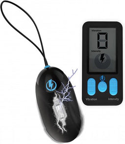 XR Brands - Vibrating and E-Stim Silicone Egg + Remote Control