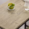 SoBuy OGT03 - Eettafel 3 Delige set - Bartafel met 2 krukken - Naturel