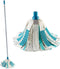 Leifheit Power Mop 3-in-1 - Ultra-absorberend en PowerScrub - Turquoise - Grijs