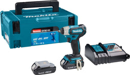 Makita DTW180RAJ - 18V - Accu Slagmoersleutel - 2 x 2.0 Ah accu + snellader - In Mbox