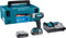 Makita DTW180RAJ - 18V - Accu Slagmoersleutel - 2 x 2.0 Ah accu + snellader - In Mbox