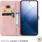 imoshion Hoesje Geschikt voor Xiaomi 14 Hoesje Met Pasjeshouder - imoshion Mandala Bookcase - Rosé Goud