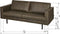 BePureHome Rodeo Bank 2-Zits - Recycle Leer - Army - 85x190x86