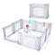 Dora Dotey Babybox Lichtgrijs - 8 Panelen - 200 x 180 x 69 cm - Opvouwbaar