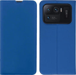 iMoshion Hoesje Geschikt voor Xiaomi Mi 11 Ultra Hoesje Met Pasjeshouder - iMoshion Slim Folio Bookcase - Blauw