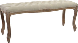 Kruk DKD Home Decor 110 x 37 x 48 cm Natuurlijk Beige Hout Rubberwood