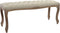 Kruk DKD Home Decor 110 x 37 x 48 cm Natuurlijk Beige Hout Rubberwood