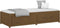 vidaXL - Slaapbank - 75x190 - cm - massief - grenenhout - honingbruin