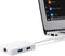 Edimax EU-4308 - USB 3.0 Hub en Ethernet Adapter - 3x USB 3.0 en Gigabit Ethernet - Wit