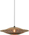 GOOD&MOJO Hanglamp Bali - Bamboe/Zwart - Ø87cm - Scandinavisch,Bohemian - Hanglampen Eetkamer, Slaapkamer, Woonkamer
