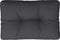 vidaXL - Palletkussen - 60x40x12 - cm - stof - zwart