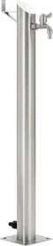 vidaXL - Tuinwaterkolom - rond - 95 - cm - roestvrij - staal