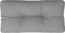 vidaXL - Palletkussen - 80x40x12 - cm - stof - grijs