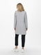 ONLY ONLCARRIE BONDED COAT - Dames Jas - Omkeerbare hals - Knoopsluiting - Lichtgrijs melange