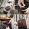 Donbolso® San Francisco - Schoudertas 17 inch - Nappa leer - Vintage Brown