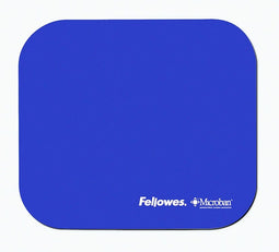 Fellowes Microban - Muismat - Rubber - 226mm x 192mm - Blauw