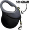 By Cee Cee Hondenriem 8 Meter - Premium Stevig - Antislip Handvat Reflecterend - Zwart