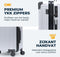 Pathsail® Handbagage Koffer - 40L - Lichtgewicht - TSA slot & 360° Spinner wielen - Silver