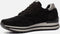 Gabor 76.528.67 - Lage sneakers - Suède - Chunky zool - Zwart - Maat 40