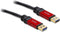 Delock - USB 3.0 A naar USB 3.0 A Kabel - 5 Gb/s - Zwart - 3 meter