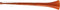 Vuvuzela Orange Horn 63 cm long Orange football European Championship - World Cup horn