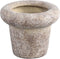 PTMD Relandi Ronde Bloempot - H14 x Ø17 cm - Cement - Grijs