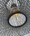 GOOD&MOJO Vloerlamp Cango - Bamboe Zwart/Naturel - 80x60x176cm - Scandinavisch,Bohemian - Staande lampen voor Woonkamer - Slaapkamer