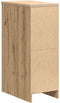 vidaXL - Garagekast - 30x51x85 - cm - massief - grenenhout - artisan - eikenkleurig