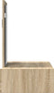 vidaXL - Wandkaptafel - Sonoma - Eiken - 60x40x70 - cm