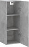 vidaXL - Wandkast - 34,5x34x90 - cm - bewerkt - hout - betongrijs