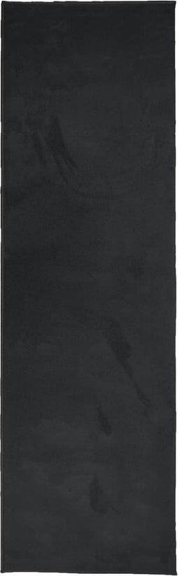 vidaXL - Vloerkleed - OVIEDO - laagpolig - 80x250 - cm - zwart