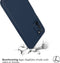 iMoshion Hoesje Geschikt voor Oppo A54s / A16s / A16 Hoesje Siliconen - iMoshion Carbon Softcase Backcover - Blauw