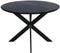 StarFurn Eettafel Ferris Eiken Rond 110cm Zwart