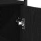 vidaXL - Dressoir - Zwart - Eiken - 70x30x80 - cm - Geengineerd - Hout