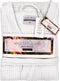 Heckettlane Badjas Wafel - Unisex Ochtendjas van 65% Gerecycled Katoen - GSM 450 - Wit