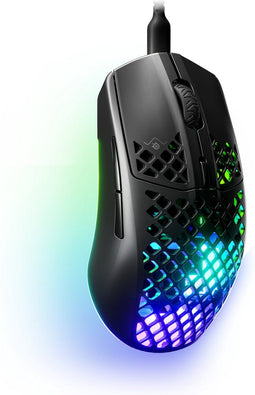 SteelSeries Aerox 3 (2022) - Bedrade Gaming Muis - 59 g ultralaag gewicht - Onyx/Zwart