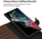Accezz Samsung Galaxy S22 Ultra - 2 in 1 Wallet Bookcase - Echt Nappa leer - Bruin