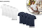 Milanoro - 4-pack extra lange T-shirts - Katoen - V-hals - Wit (4-pack)