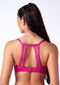 After Eden DEE Dames Beha - Voorgevormde Demi Cup - Micro en Kant - Fuchsia