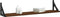 vidaXL - Wandschappen - 2 - st - 80x15x15,5 - cm - bewerkt - hout - bruin - eikenkleur