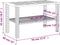 vidaXL Tuintafel 70x38x42 cm poly rattan en acaciahout zwart