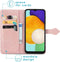 iMoshion Hoesje Geschikt voor Samsung Galaxy A13 (5G) / A04s Hoesje Met Pasjeshouder - iMoshion Mandala Bookcase - Rosé Goud
