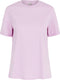 Pieces PCRIA SS FOLD UP SOLID TEE NOOS BC - T-shirt - Katoen - Pastel Lavender - Maat XS