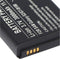 Batterij met extra deksel geschikt voor SAMSUNG EB-F1A2GBU, Galaxy S 2, GT-I9100, 3000mAh