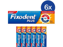 Fixodent Plus Dual Power Premium Kleefpasta - 6 x 40 gram - Verbeterde formule 2022