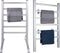 Dirt Devil Elektrische Handdoekradiator - Handdoekrek Badkamer - Wanddroogrek of als Handdoekenrek Vrijstaand - Verwarmd Droogrek IP22 Drupdicht - Wasdroogrek 6 Stangen - Wasrek - Aluminium