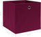 vidaXL - Opbergboxen - 4 - st - 32x32x32 - cm - stof - donkerrood