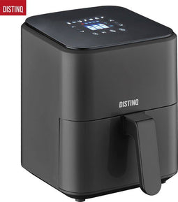 DistinQ Touch Fryer - Heteluchtfriteuse - 4 liter - 12 programma's - Zwart